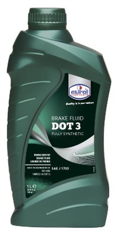 Тормозная жидкость; Тормозная жидкость Eurol Brake Fluid DOT 3 EUROL