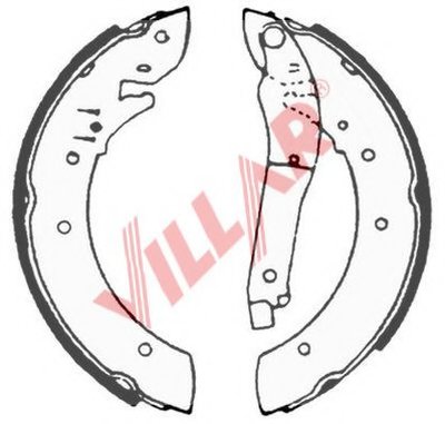 Комплект тормозных колодок VILLAR купить