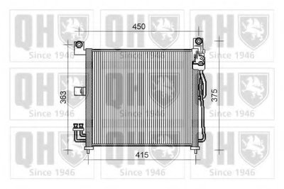 Конденсатор, кондиционер QUINTON HAZELL купить