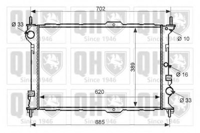Радиатор, охлаждение двигателя QUINTON HAZELL купить