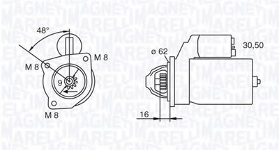 Стартер MAGNETI MARELLI купить