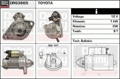 Стартер Remanufactured REMY (Light Duty) DELCO REMY купить