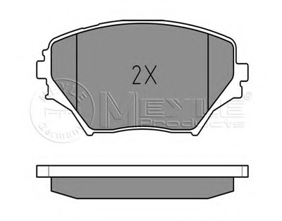 Комплект тормозных колодок, дисковый тормоз MEYLE купить