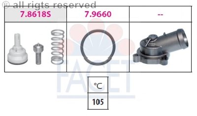 Термостат, охлаждающая жидкость FACET купить