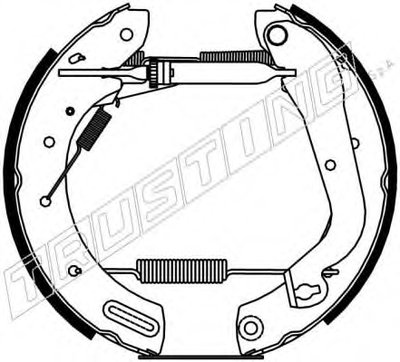 Комплект тормозных колодок FAST KIT TRUSTING купить