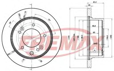 Тормозной диск Premium Carbon + FREMAX купить