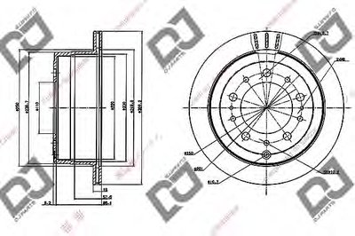 Тормозной диск DJ PARTS купить