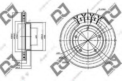 Тормозной диск DJ PARTS купить