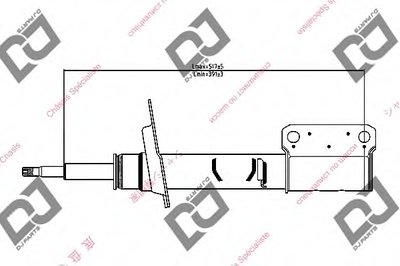 Амортизатор DJ PARTS купить