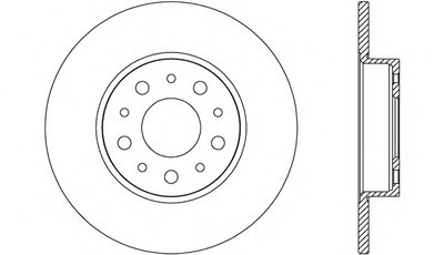 Тормозной диск ADAPTIVE OPEN PARTS купить