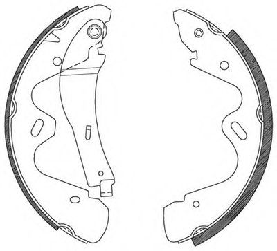 Комплект тормозных колодок ADVANCE OPEN PARTS купить