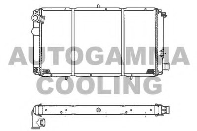 Радиатор, охлаждение двигателя AUTOGAMMA купить