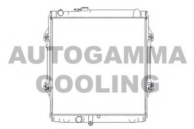 Радиатор, охлаждение двигателя AUTOGAMMA купить