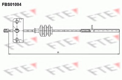 Трос, стояночная тормозная система FTE