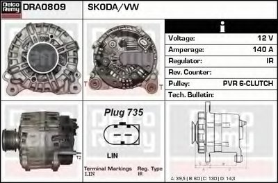 Генератор Remanufactured REMY (Light Duty) DELCO REMY купить