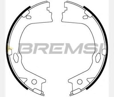 Комплект тормозных колодок BREMSI купить