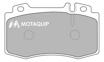 Комплект тормозных колодок, дисковый тормоз MOTAQUIP