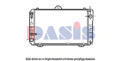 Радиатор, охлаждение двигателя AKS DASIS купить