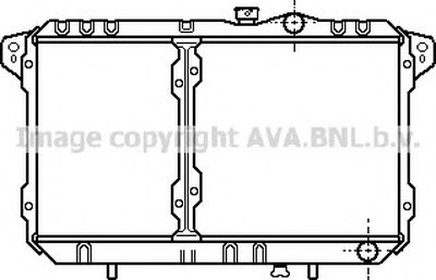 Радиатор, охлаждение двигателя AVA QUALITY COOLING купить