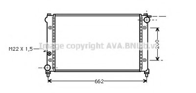 Радиатор, охлаждение двигателя AVA QUALITY COOLING купить