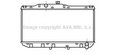 Радиатор, охлаждение двигателя AVA QUALITY COOLING купить
