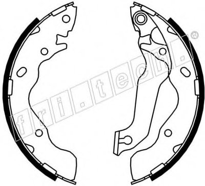 Комплект тормозных колодок fri.tech. купить