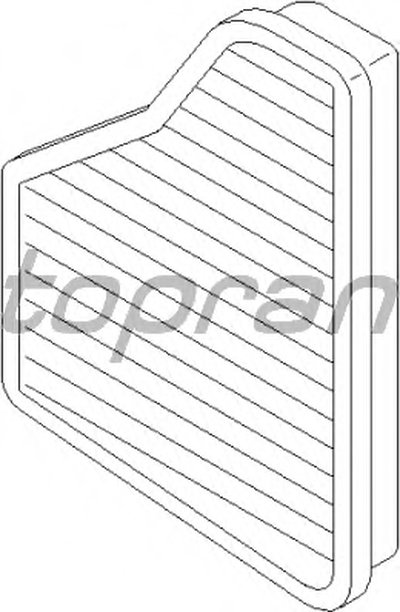 Фильтр, воздух во внутренном пространстве TOPRAN купить