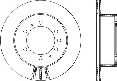 Тормозной диск ADAPTIVE OPEN PARTS купить