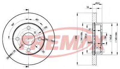 Тормозной диск Premium Carbon + FREMAX купить