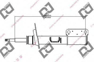 Амортизатор DJ PARTS купить