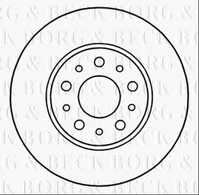 Тормозной диск BORG & BECK купить
