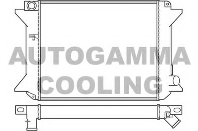 Радиатор, охлаждение двигателя AUTOGAMMA купить