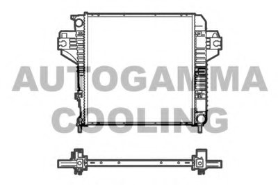 Радиатор, охлаждение двигателя AUTOGAMMA купить