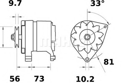 Генератор MAHLE ORIGINAL купить