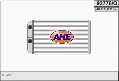 Теплообменник, отопление салона AHE