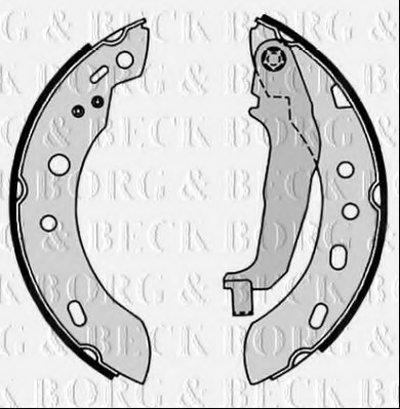 Комплект тормозных колодок BORG & BECK купить