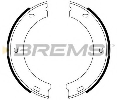 Комплект тормозных колодок BREMSI купить