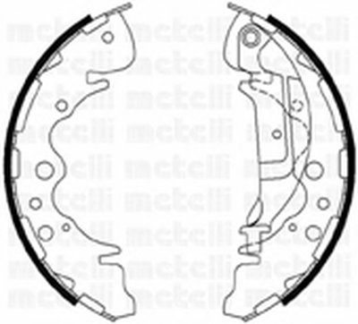 Комплект тормозных колодок METELLI купить