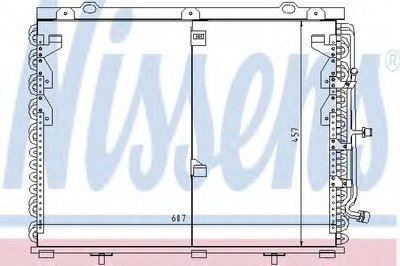 Конденсатор, кондиционер NISSENS купить