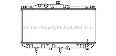 Радиатор, охлаждение двигателя AVA QUALITY COOLING купить