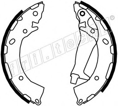 Комплект тормозных колодок fri.tech. купить
