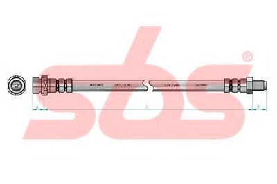 Тормозной шланг sbs