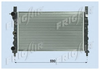Радиатор, охлаждение двигателя FRIGAIR купить