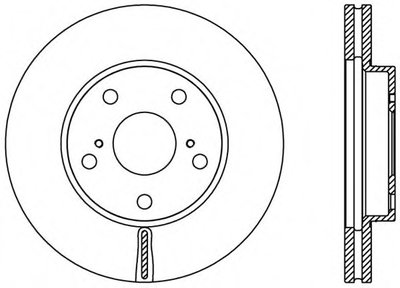 Тормозной диск ADAPTIVE OPEN PARTS купить