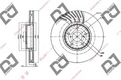 Тормозной диск DJ PARTS купить