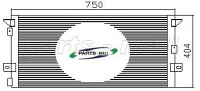 Конденсатор, кондиционер PARTS-MALL купить