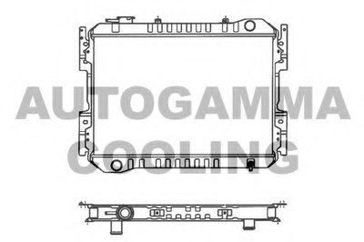 Радиатор, охлаждение двигателя AUTOGAMMA купить