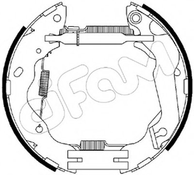 Комплект тормозных колодок Kit premounted CIFAM купить