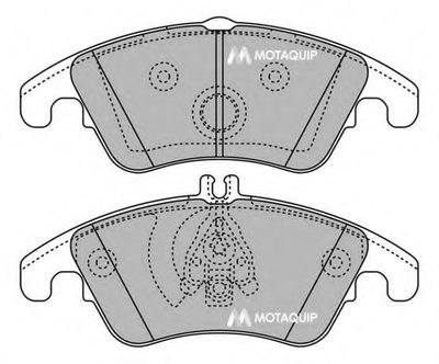 Комплект тормозных колодок, дисковый тормоз MOTAQUIP купить