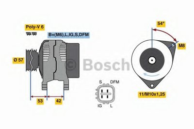 Генератор BOSCH купить